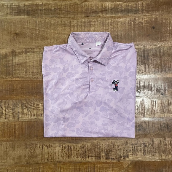 adidas Other - Adidas Disney Golf Mickey Mouse Prisma Print Polo